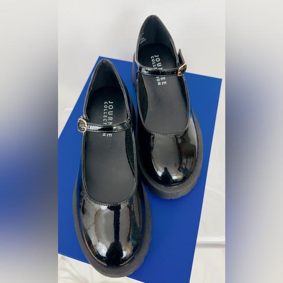 KAMIE Women’s 7 1/2 Black Faux Patent Leather Mary Jane’s New w/o box! - Picture 10 of 16